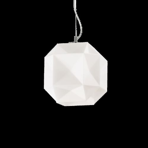Lampada a Sospensione Bianco Materiale Struttura in Vetro, - Piozzano