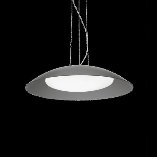 Lampada a Sospensione Grigio Materiale Struttura in Vetro, - Nocelle