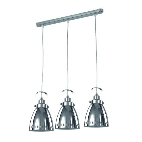 Lampada a sospensione, Lampadario, Luminare sospeso, Lampada a pendente, 60x60h30 cm, Trasparente