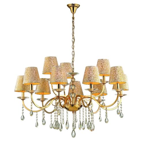 Lampada a Sospensione oro Materiale Struttura in Vetro, - Ranzo