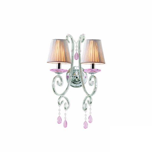 Lampada da Parete Argento Rosa Dimmerabile Indoor, Classe Energetica a - Configni