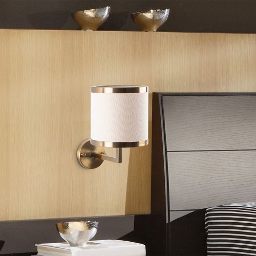 Lampada da Parete Beige oro Attacco e 27 max 40 w Indoor, Colore Struttura oro - Ferriere