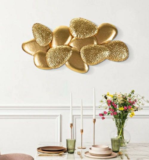 Lampada da parete Castrocaro, 60x11 h31 cm, Oro
