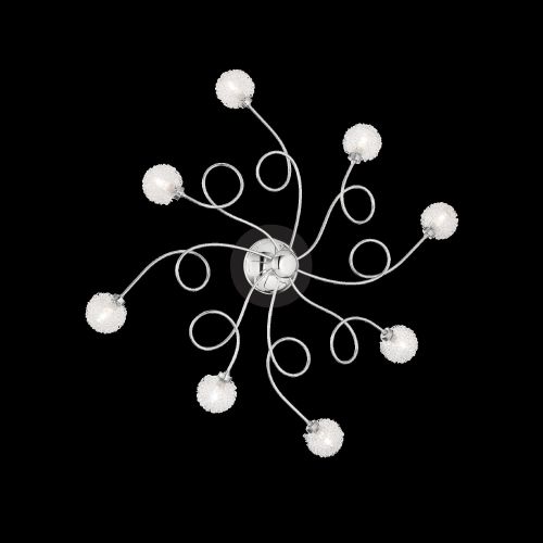 Lampada da parete, Luminaria da parete, Luce a muro, Faretto a muro, 72x72h24 cm, Cromo