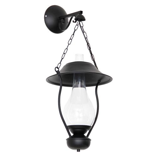 Lampada da Parete Nero Materiale Aplique in Metallo, - Gillio