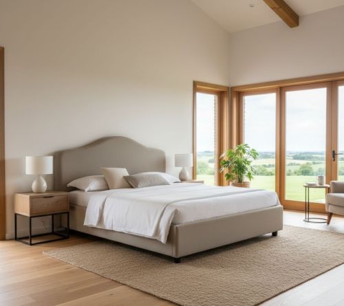Letto matrimoniale Angiolina, Letto contenitore con rivestimento in tessuto, 100% Made in Italy, Apertura frontale, adatto per materasso Cm 160x190, Tortora