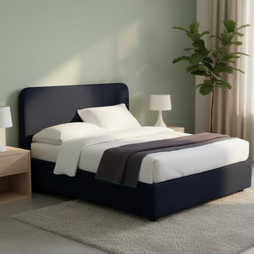 Letto Matrimoniale Viola Scuro Sfoderabile Contenitore, Dimensione Materasso 160x200 cm - Argentina