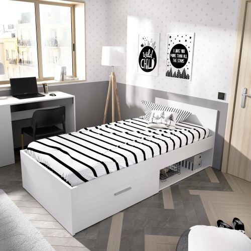 Letto per bambini 196x97cm bianco - Aromatic