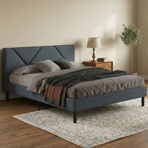 Letto piazza e mezza Hemera, 120x190 cm, Blu