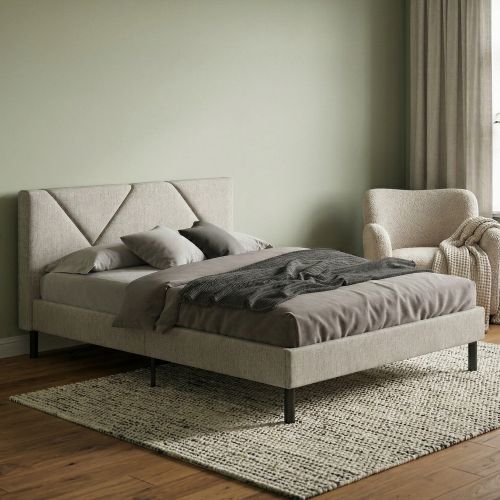 Letto piazza e mezza Hemera, 120x190 cm, Tortora