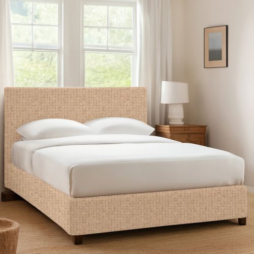 Letto Singolo Beige Sfoderabile Contenitore, Dimensione Materasso 90x190 cm - Racines