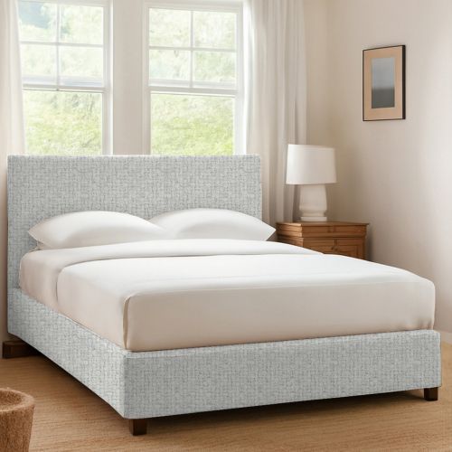 Letto Singolo Grigio Chiaro Sfoderabile Contenitore, Dimensione Materasso 90x190 cm - Racines