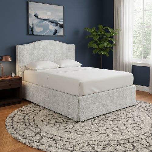 Letto Singolo Grigio Chiaro Sfoderabile Contenitore, Dimensione Materasso 90x200 cm - Copparo