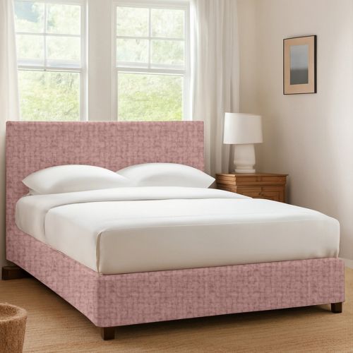 Letto Singolo Rosa Sfoderabile Contenitore, Dimensione Materasso 90x190 cm - Racines