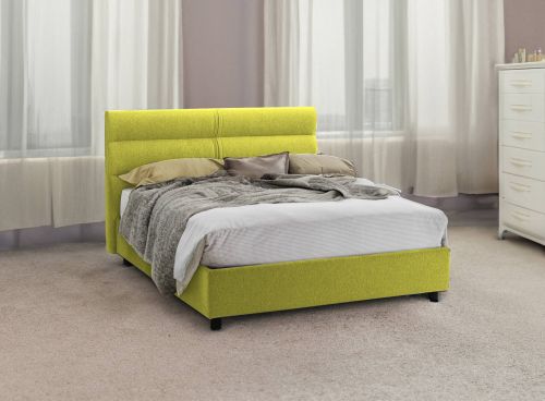 Letto un posto contenitore verde 97x218cm rete inclusa - Brez