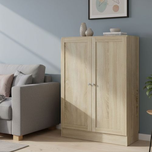 Libreria 2 ante quercia 79x107h cm - Sanba