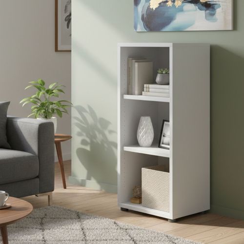 Libreria 2 ripiani bianca 47x113h cm - Minsk