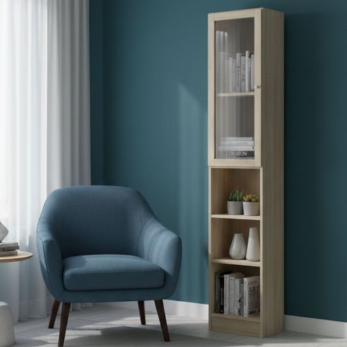 Libreria chic quercia 40x203h cm - Greg