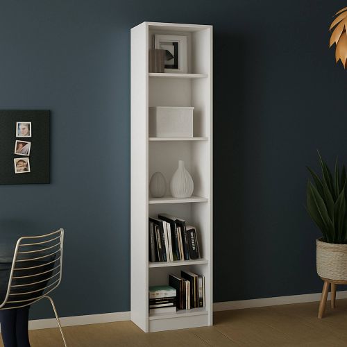 Libreria colonna bianca 40x203h cm - Albregio