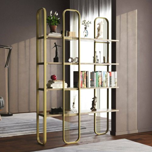 Libreria design oro 125x180h cm - Angylla