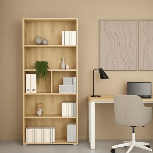 Libreria elegante rovere 79x204h cm - Penh