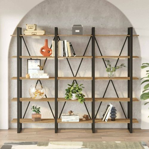 Libreria larga quercia 219x180h cm - Altano