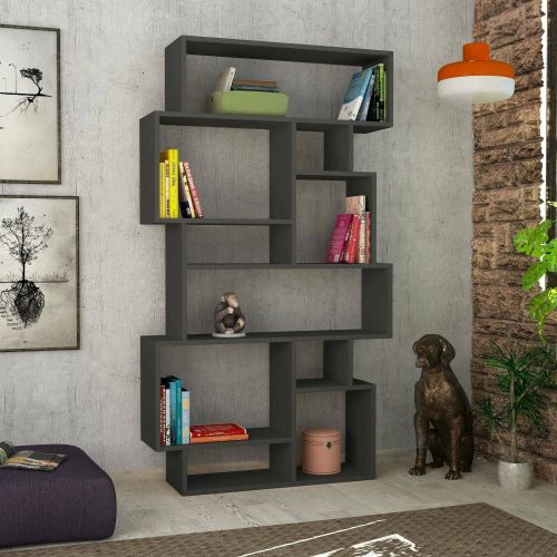 Libreria moderna antracite 96x168h cm - Casimira