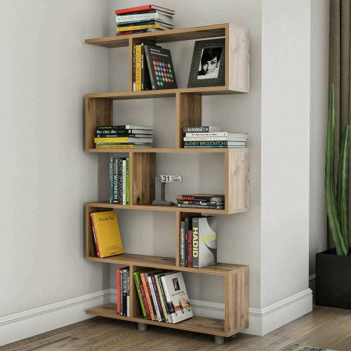 Libreria salvaspazio quercia 90x156h cm - Severa