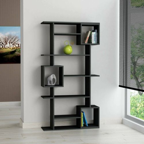 Libreria verticale antracite 92x173h cm - Kristy