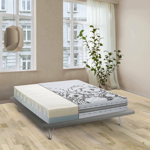 Materasso comfort rassicurante matrimoniale 160x200 in Memory Foam sfoderabile - Incoronata