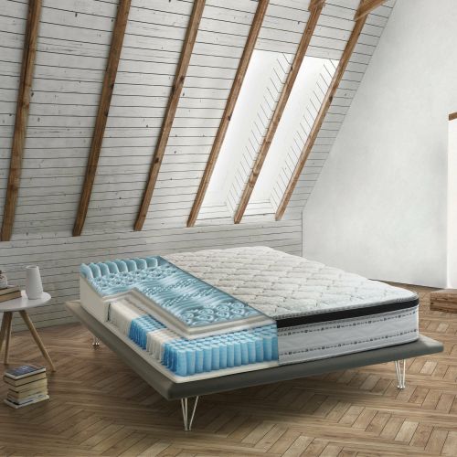 Materasso elasticità graduale singolo 80x190 in Memory Foam sfoderabile - Adrano