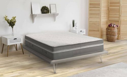 Materasso matrimoniale Carmela, Materasso in Memory Foam e Micromolle insacchettate, 100% Made in Italy, Anti acaro e Anallergico, Cm 160x200h32