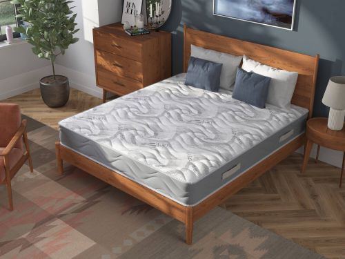 Materasso matrimoniale Ersa, Materasso Memory Foam Trioform, Materasso ergonomico, Materasso antiacaro e anallergico, 100% Made in Italy, 140x190xh25 cm