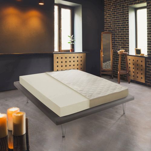 Materasso matrimoniale Liliana, Materasso in Waterfoam, 100% Made in Italy, Anti acaro e Anallergico, Cm 160x190h14