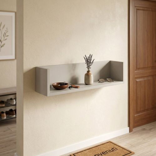 Mensola Beige un Ripiano Portata Ripiani 5 68x15x15h cm, - Lucera