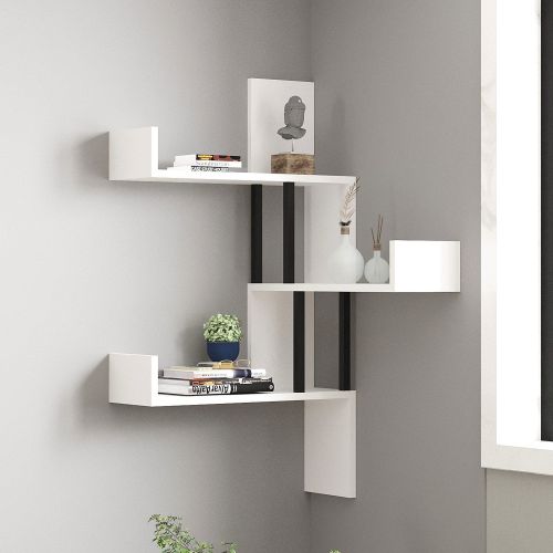 Mensola Bianco 3 Ripiani 105x20x60h cm, - Donigala