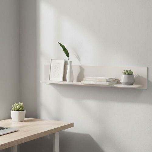 Mensola Bianco un Ripiano 137.5x21x24h cm, Portata Ripiani 5 - Magnago