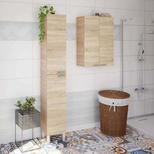 Mobile colonna bagno 30x85h cm rovere - Alcott