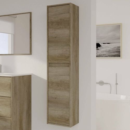 Mobile colonna sospeso 2 ante 30x140h cm quercia - Aladin