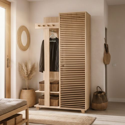 Mobile da ingresso quercia 90x194h cm - Savina