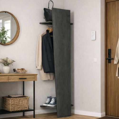 Mobile ingresso da parete antracite 50x200h cm - Allinko