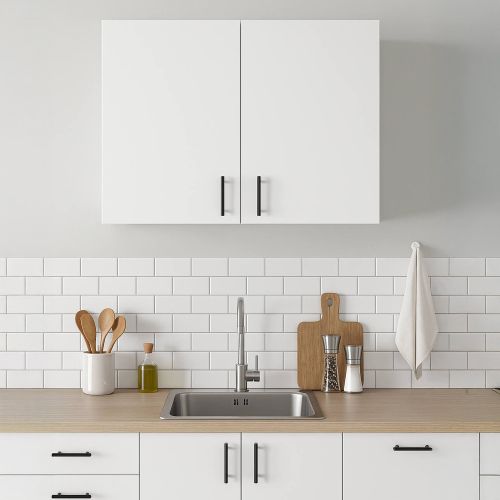 Mobile pensile 2 ante 80x59h cm bianco - Thyra