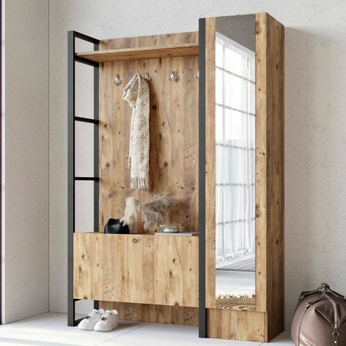 Mobile per ingresso 2 ante quercia 125x180h cm - Damasco