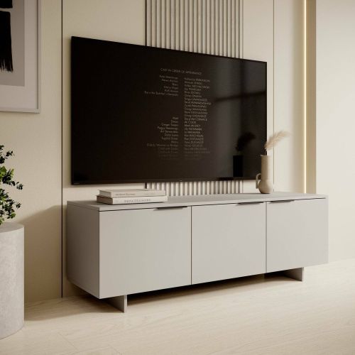 Mobile porta TV Matenano, 150x42 h55 cm, Beige