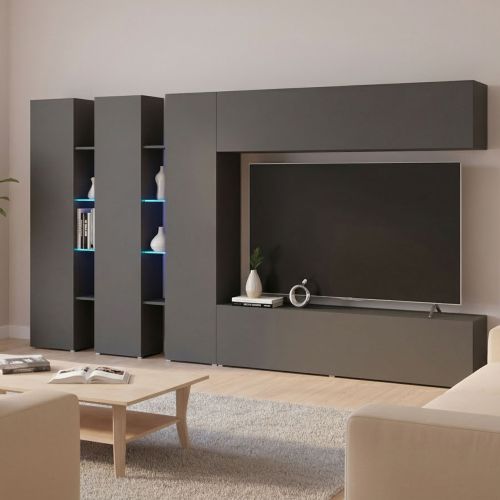 Mobile salotto smart 340cm antracite - Carretto