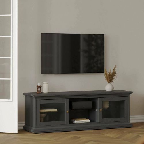 Mobile TV grigio 149x41x50h cm 2 ante - Damrey