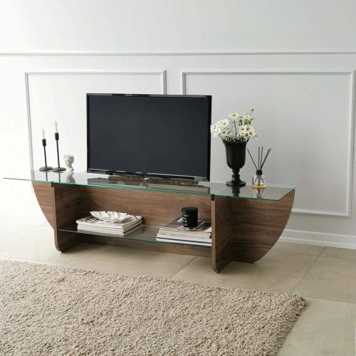 Mobile TV noce 158x35x40h cm in legno - Kasuga