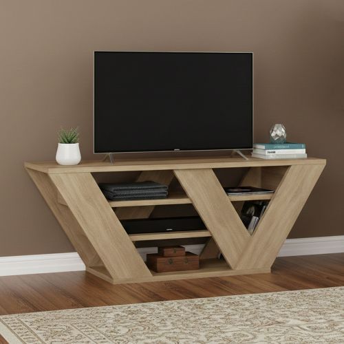 Mobile TV quercia 110x30x40h cm in legno - Amazzonite