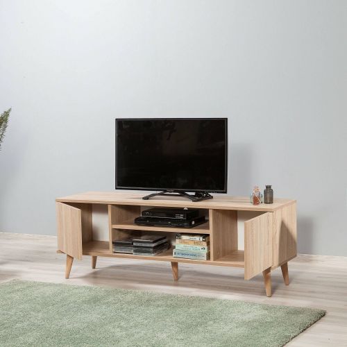Mobile TV quercia 140x40x50h cm 2 ante - Argegno