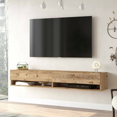 Mobile TV quercia 180x31x29h cm 2 ante - Compasso
